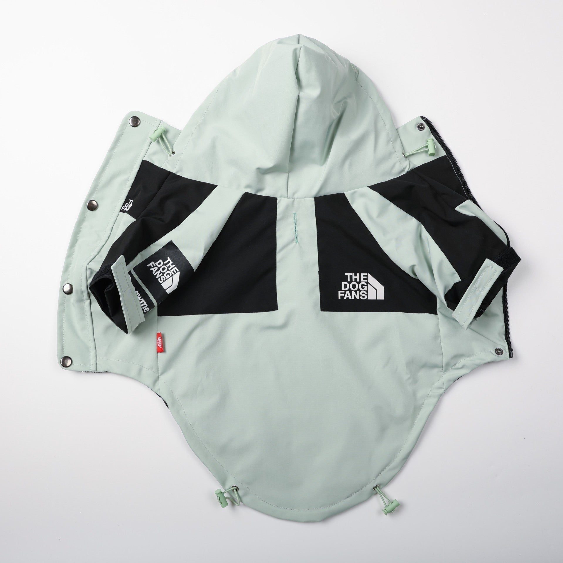 The Dog Fans Regenjacke in hellgrün